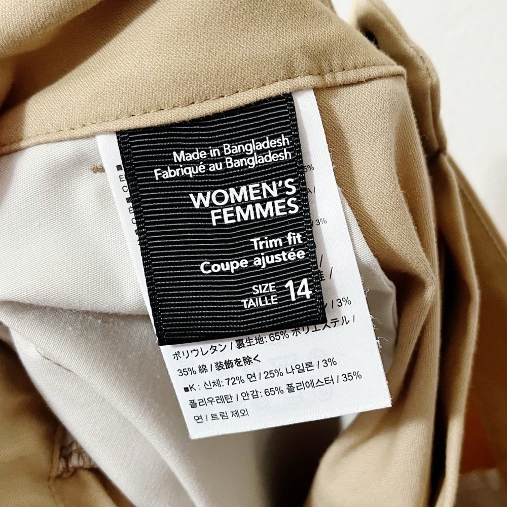 Arc'Teryx Women's Size 14 A2B Chino Pant Khaki Trim Fit Straight Leg Reflective - Picture 12 of 14